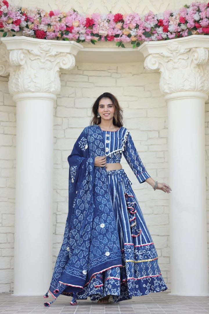 Sakhi Cotton Chanya Choli Set