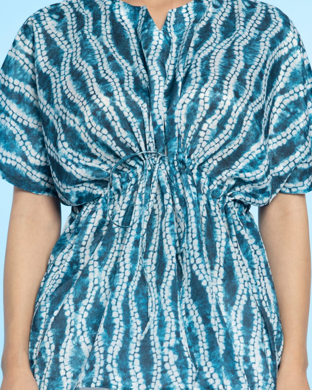 Blue Kaftan Top