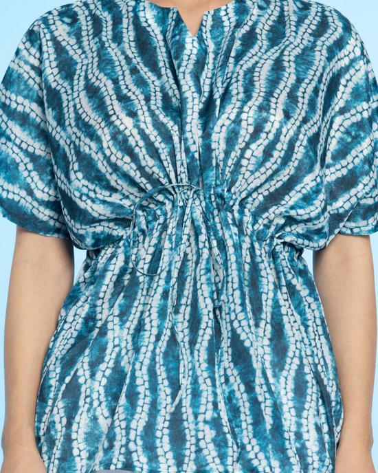 Blue Kaftan Top