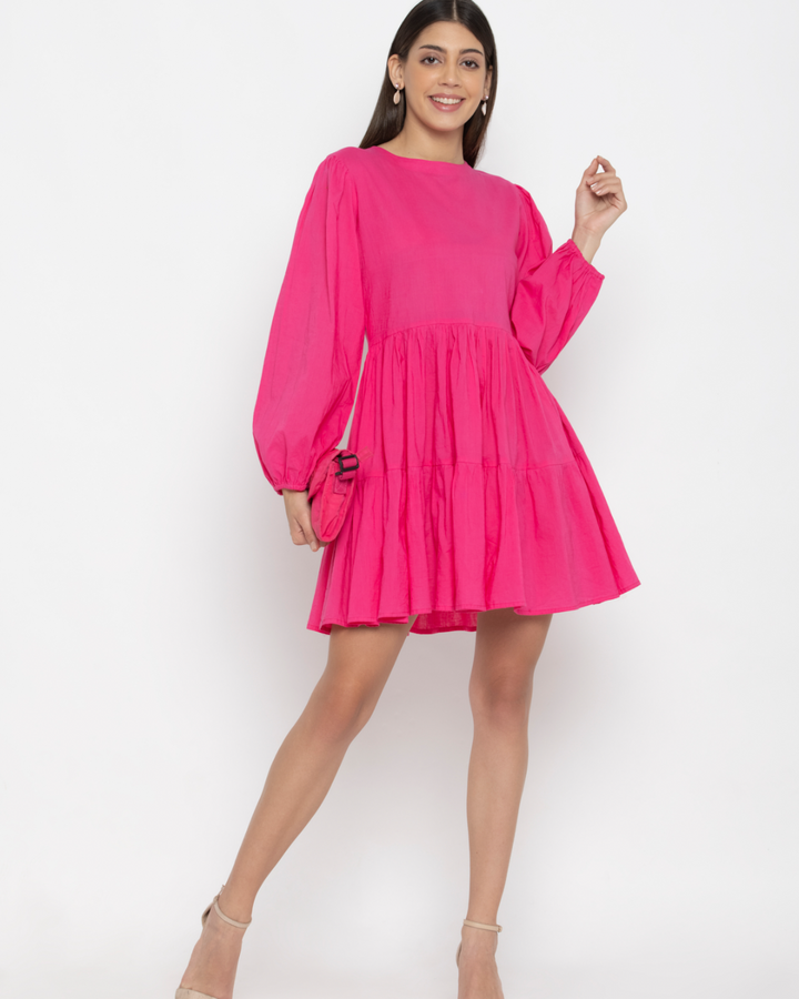 Hot Pink Party Dress
