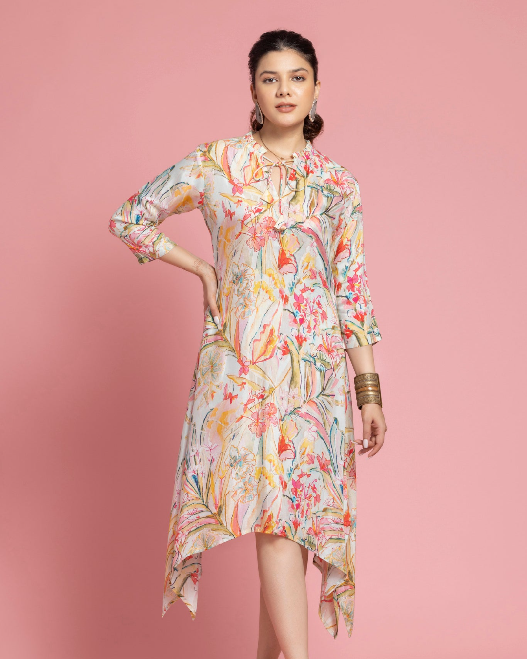 Grace Pink A Line Dress